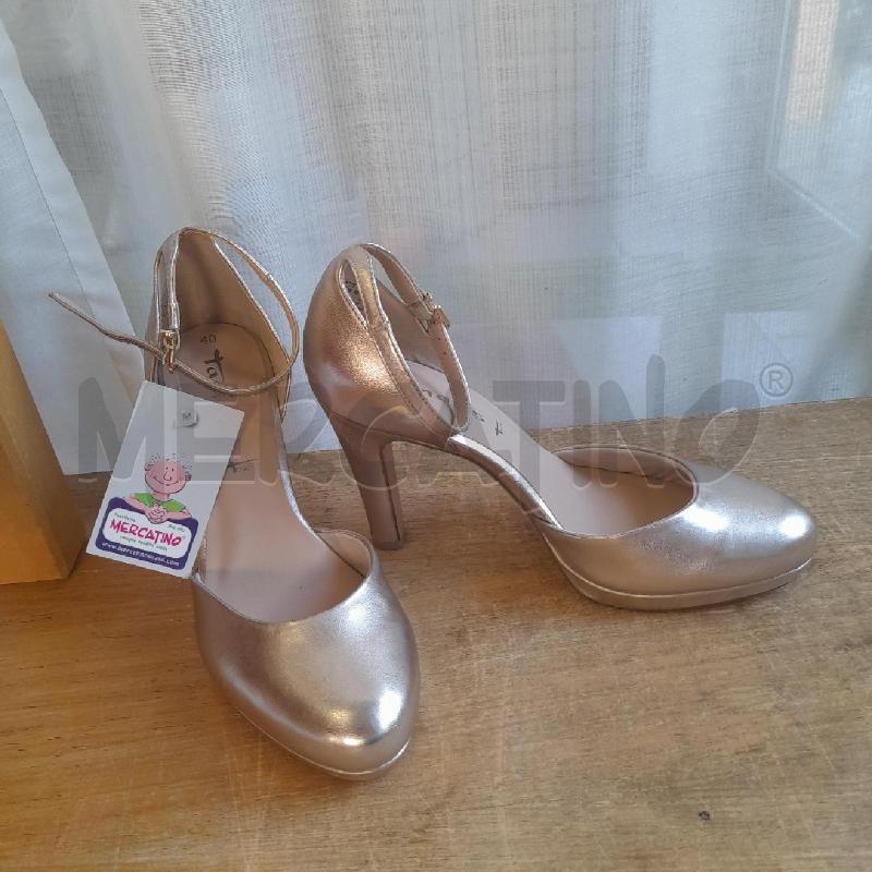 SCARPE DONNA TACCHI COLOR ORO | Mercatino dell'Usato Sondrio 1