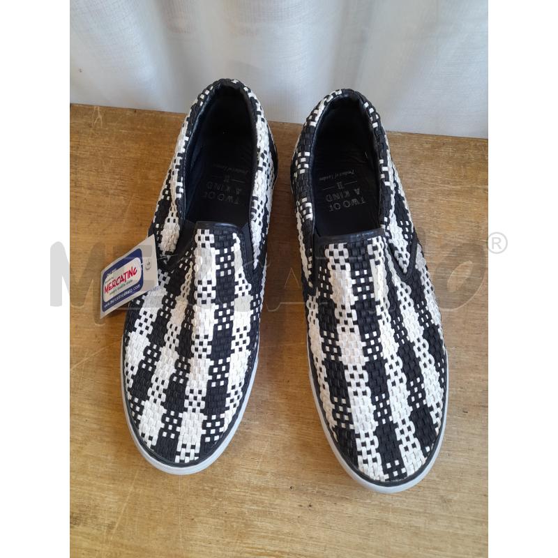 SCARPE UOMO SLIP ON SCACCHI | Mercatino dell'Usato Sondrio