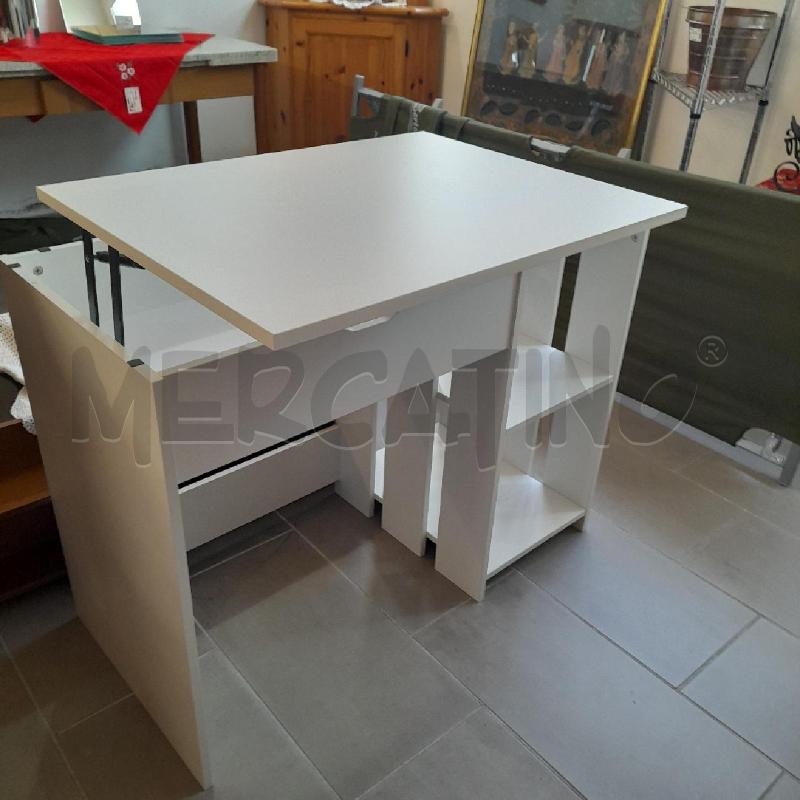 SCRIVANIA BIANCA PIANO RIALZABILE | Mercatino dell'Usato Sondrio 2