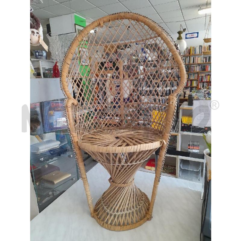 SEDIA MINI RATTAN PER BAMBOLE | Mercatino dell'Usato Sondrio 1