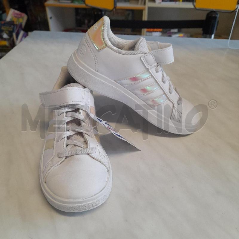 SNEAKERS BAMBINA ADIDAS BIANCHE  | Mercatino dell'Usato Sondrio 1