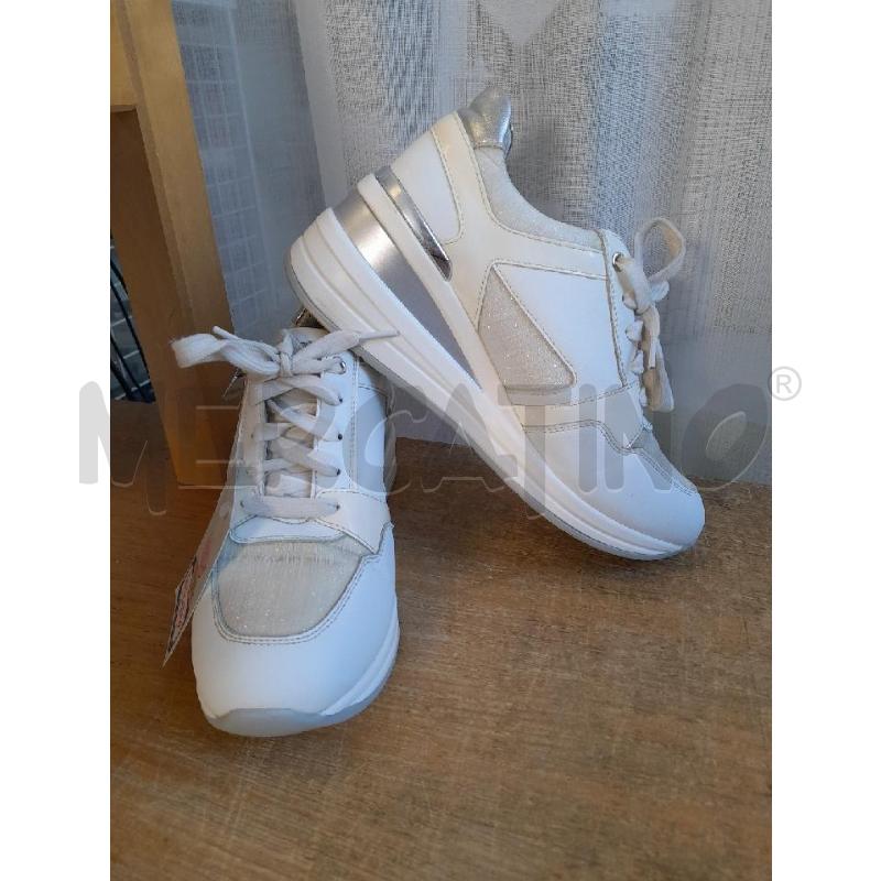 SNEAKERS DONNA BIANCHE INBLU | Mercatino dell'Usato Sondrio 1