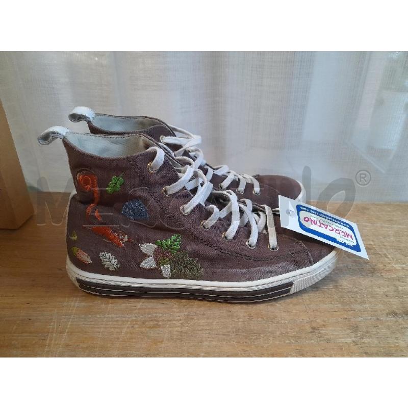 SNEAKERS DONNA DSQUARED MARRONI TELA RICAMO | Mercatino dell'Usato Sondrio 2