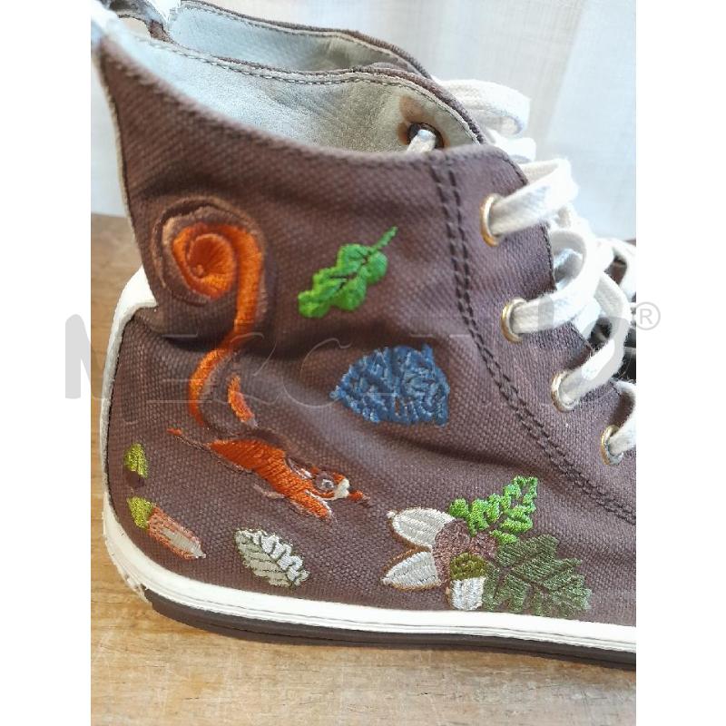 SNEAKERS DONNA DSQUARED MARRONI TELA RICAMO | Mercatino dell'Usato Sondrio 4