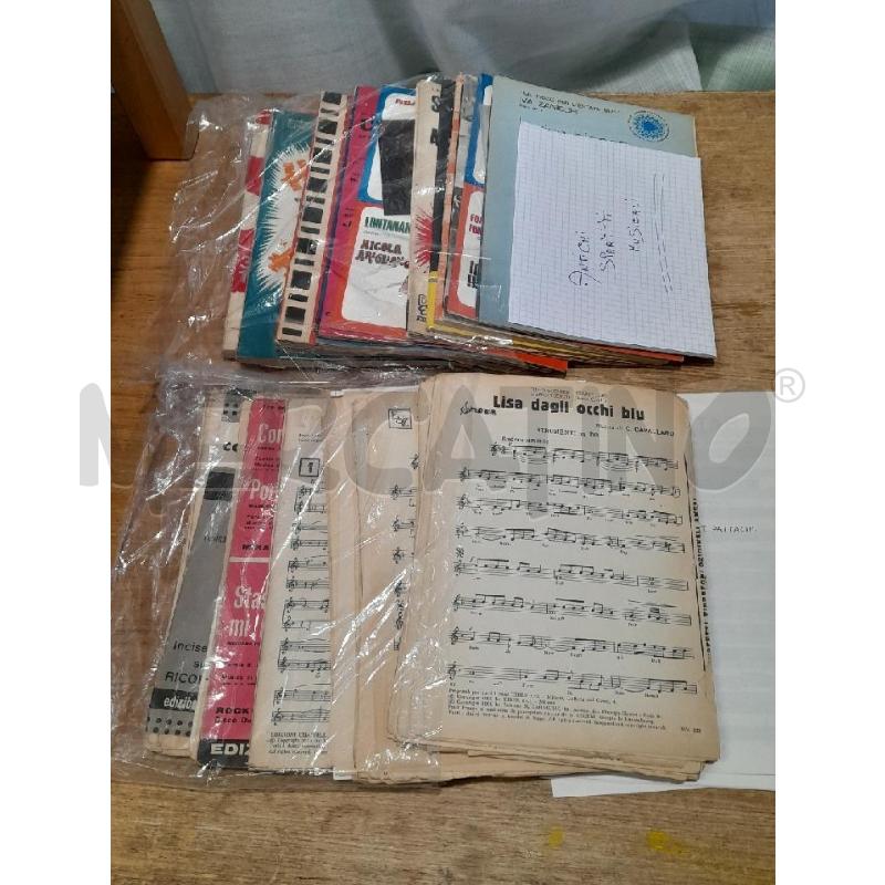 SPARTITI MUSICALI ASSORTITI | Mercatino dell'Usato Sondrio 1