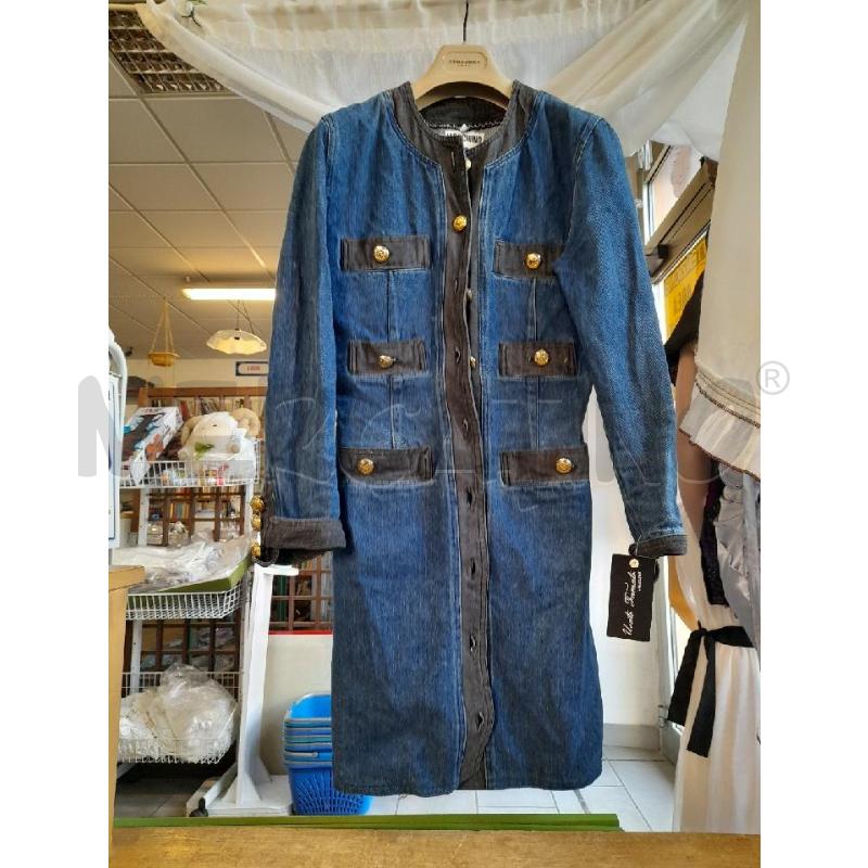 SPOLVERINO DONNA DENIM MOSCHINO | Mercatino dell'Usato Sondrio 1