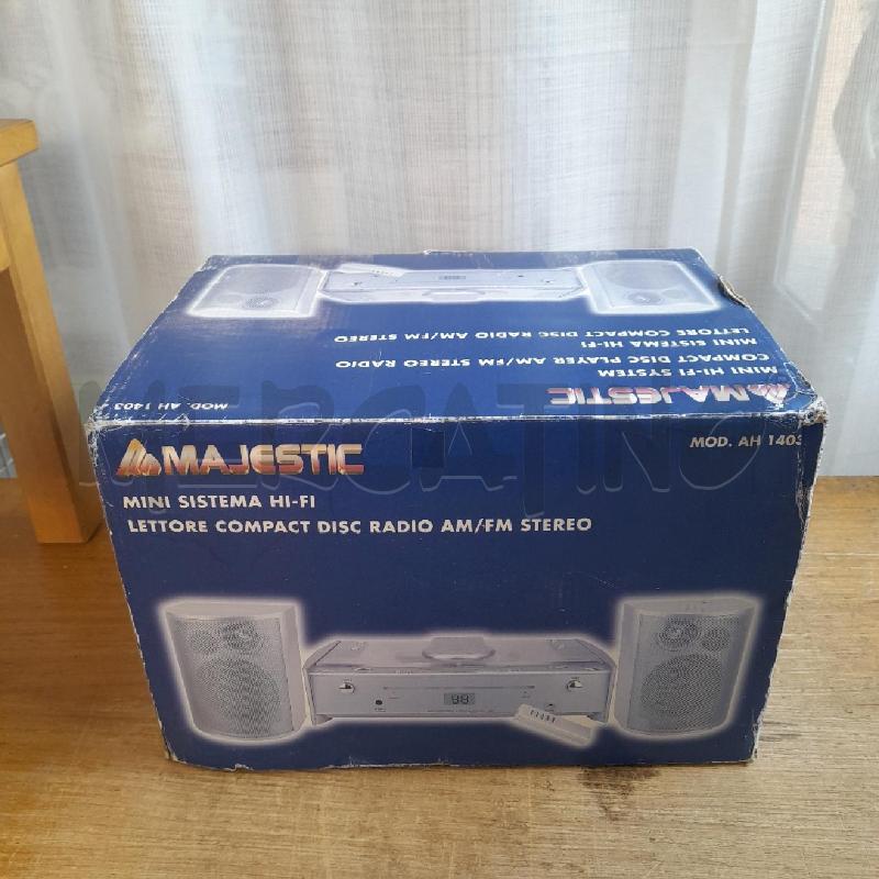 STEREO MINI HIFI MAJESTIC | Mercatino dell'Usato Sondrio 1