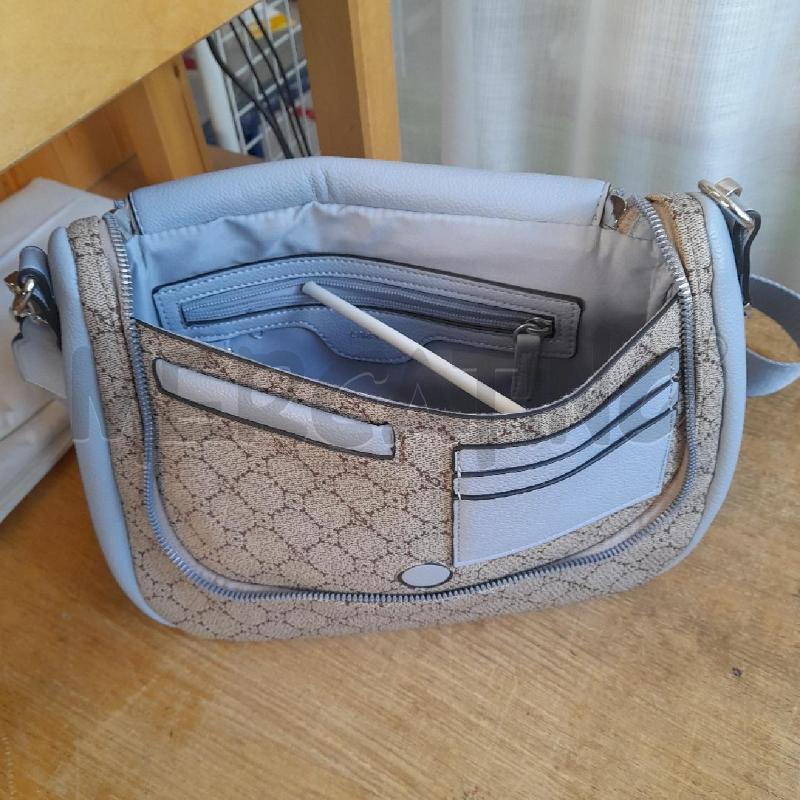 TRACOLLA DONNA CARPISA GRIGIO BEIGE | Mercatino dell'Usato Sondrio 2