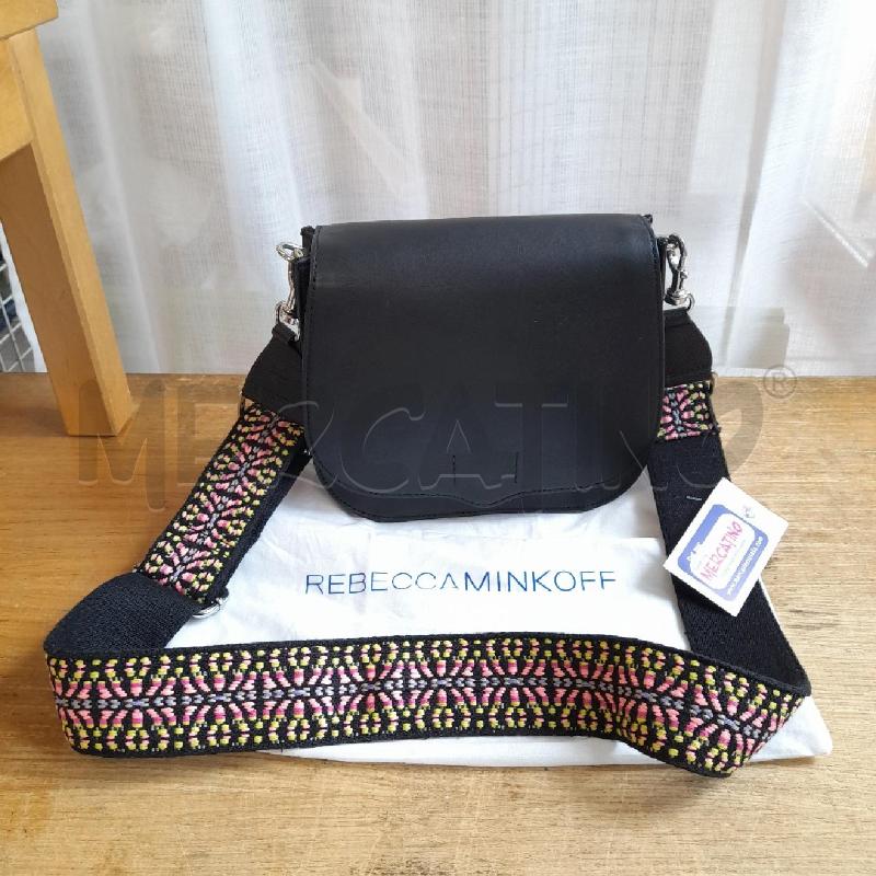 TRACOLLA DONNA REBECCA MINKOFF PELLE NERA | Mercatino dell'Usato Sondrio 1