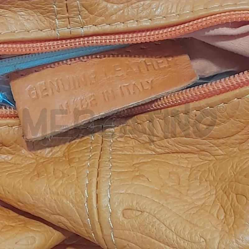 TRACOLLA DONNA SECCHIELLO ARANCIO PELLE | Mercatino dell'Usato Sondrio 2