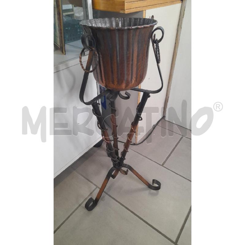 TREPPIEDI CON PORTAVASO RAME | Mercatino dell'Usato Sondrio 1