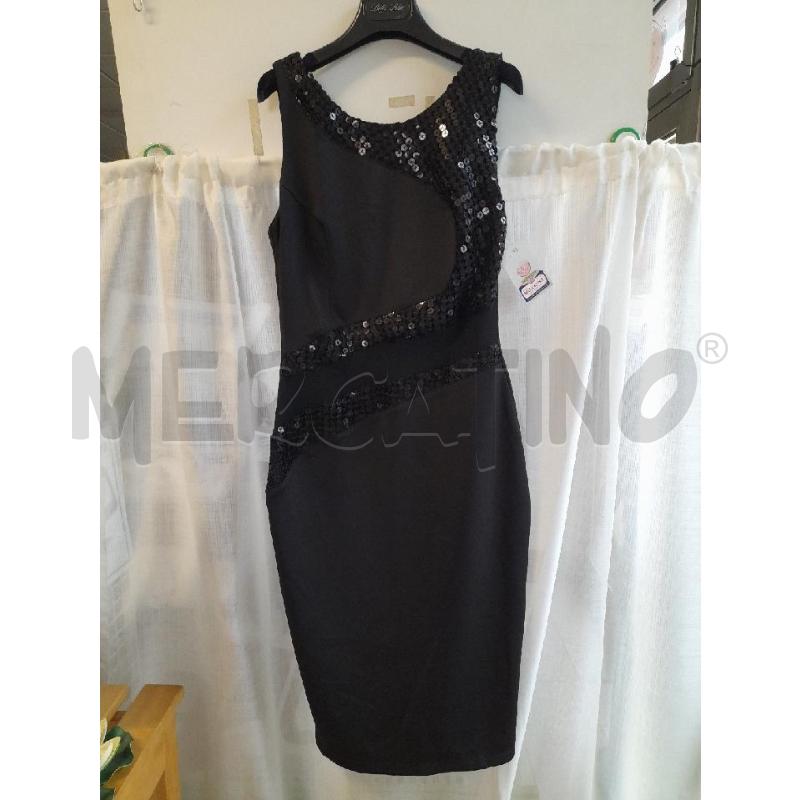 TUBINO DONNA NERO SANDRO FERRONE PAILLETTES | Mercatino dell'Usato Sondrio 1