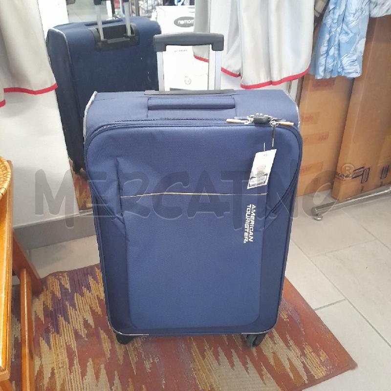 VALIGIA TROLLEY BLU AMERICAN TOURISTER 65X44X25 | Mercatino dell'Usato Sondrio 1