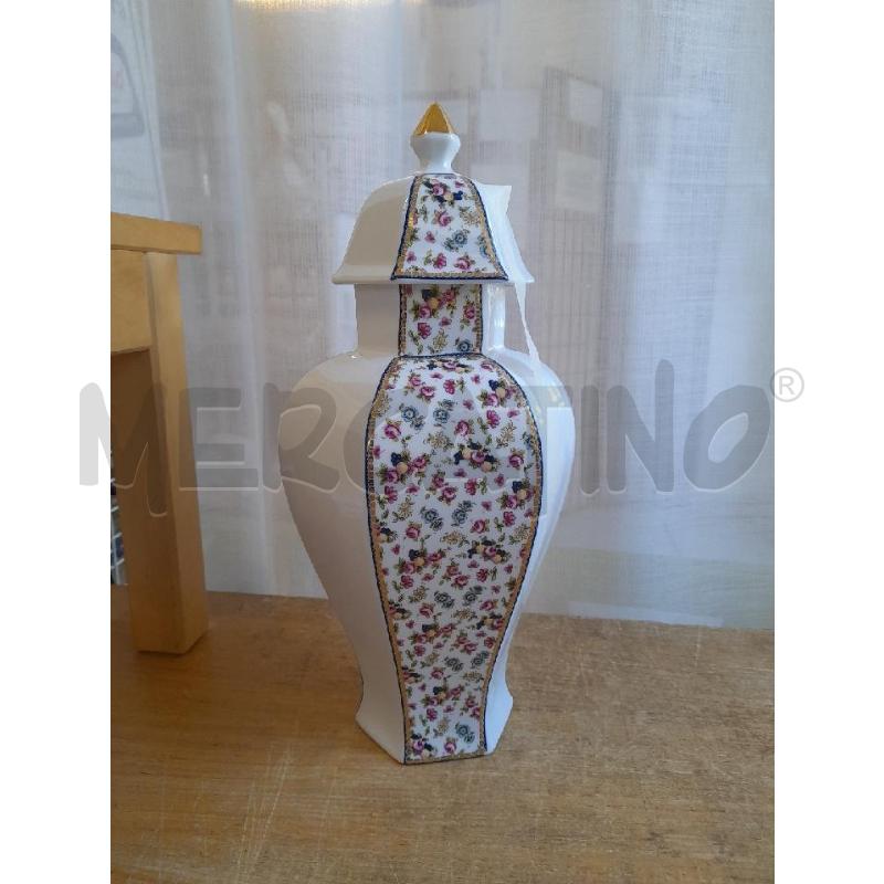 VASO CON COPERCHIO PORCELLANA HAEVEN | Mercatino dell'Usato Sondrio 1
