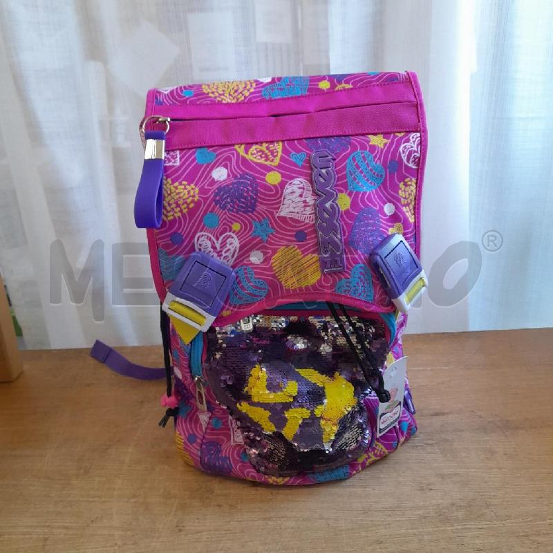 ZAINO SCUOLA SEVEN ROSA PAILLETTES | Mercatino dell'Usato Sondrio 1