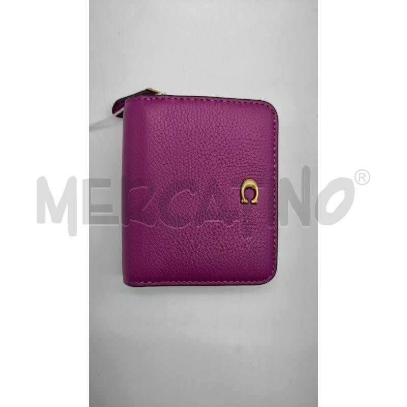 PORTA FOGLIO VIOLA COACH  | Mercatino dell'Usato Sarzana 2