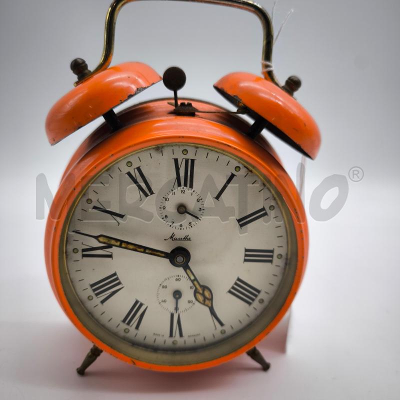SVEGLIA VINTAGE ARANCIO | Mercatino dell'Usato Sarzana 1