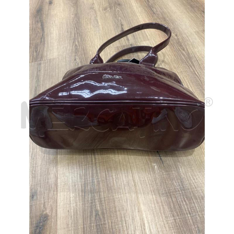BORSA DONNA CALVIN KLEIN BORDEAUX | Mercatino dell'Usato Savona 2