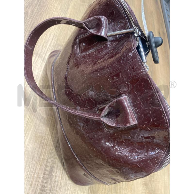 BORSA DONNA CALVIN KLEIN BORDEAUX | Mercatino dell'Usato Savona 3