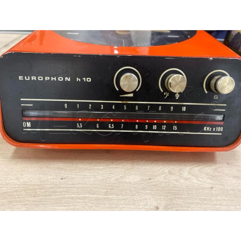 RADIO EUROPHONE H 10 CON OROLOGIO | Mercatino dell'Usato Savona 2