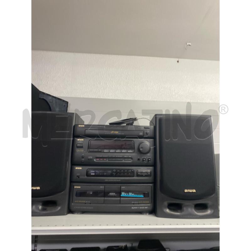 STEREO AIWA VINTAGE CON CASSE | Mercatino dell'Usato Savona 1