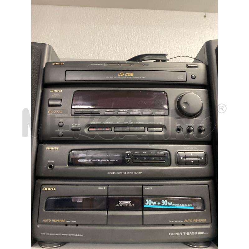 STEREO AIWA VINTAGE CON CASSE | Mercatino dell'Usato Savona 2
