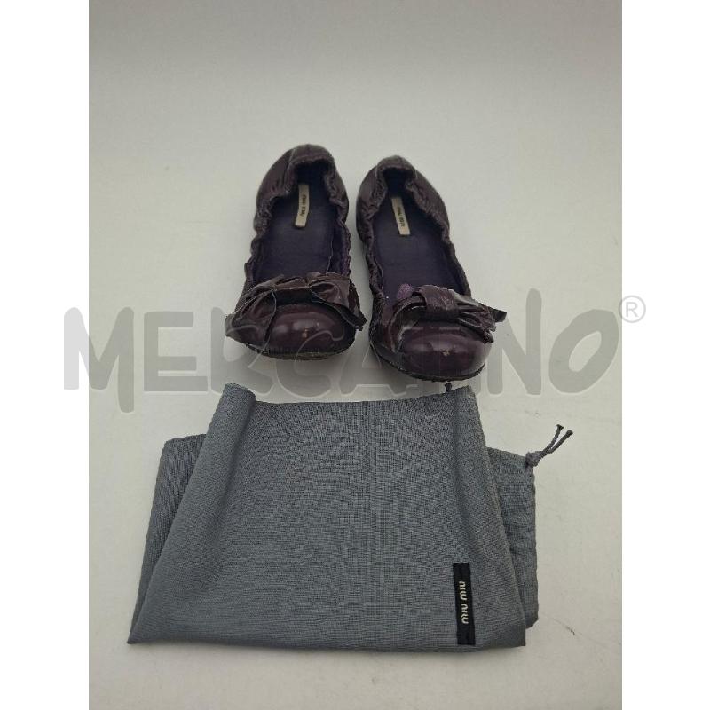 BALLERINA VIOLA MIU MIU  | Mercatino dell'Usato Albenga 1