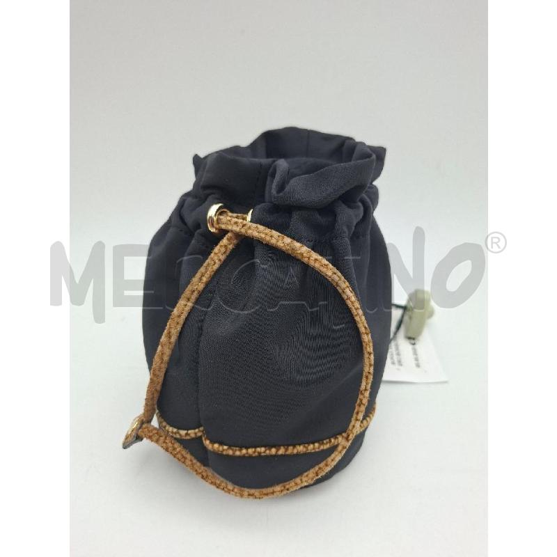 BORSA DONNA A SACCO NERO BORBONESE | Mercatino dell'Usato Albenga 1