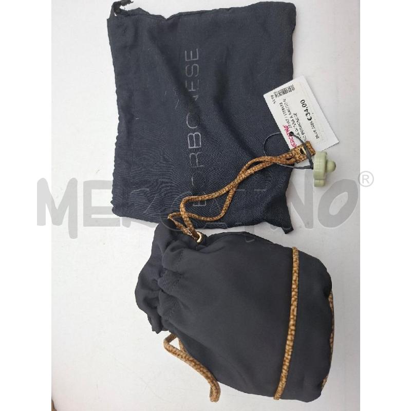 BORSA DONNA A SACCO NERO BORBONESE | Mercatino dell'Usato Albenga 3