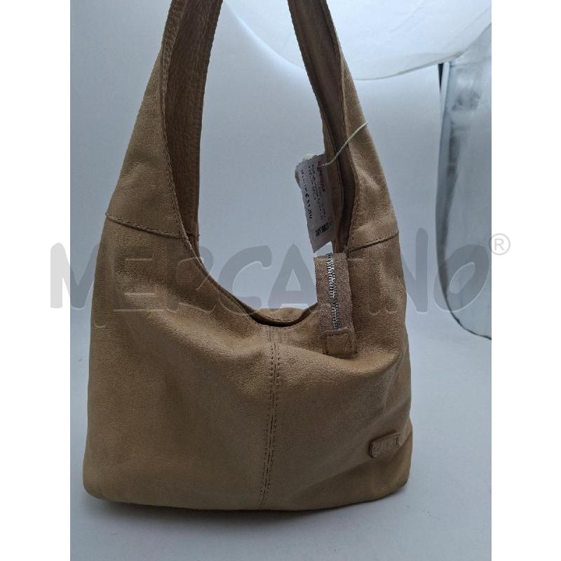 BORSA DONNA BEIGE JACKCELINE PELLE | Mercatino dell'Usato Albenga 1