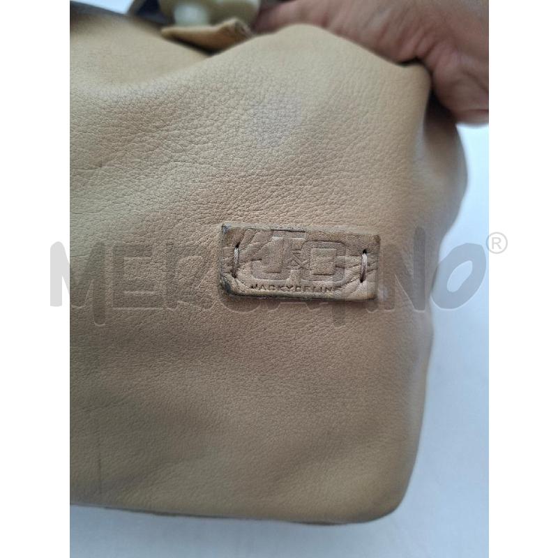 BORSA DONNA BEIGE JACKCELINE PELLE | Mercatino dell'Usato Albenga 2