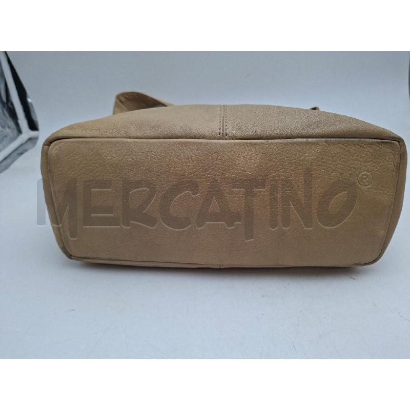 BORSA DONNA BEIGE JACKCELINE PELLE | Mercatino dell'Usato Albenga 3