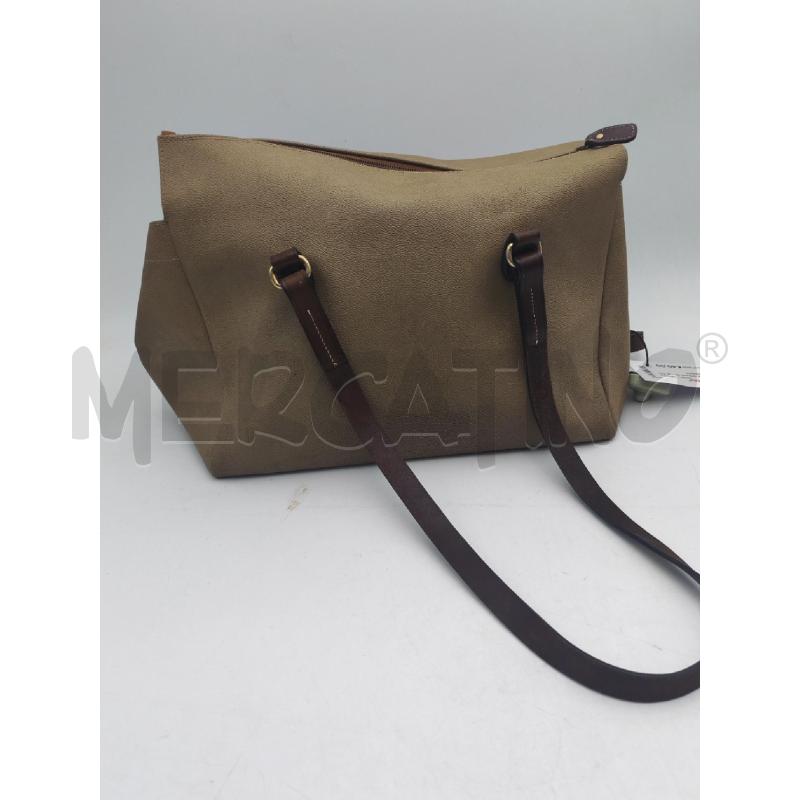 BORSA DONNA BEIGE PELLE NANNINI  | Mercatino dell'Usato Albenga 2