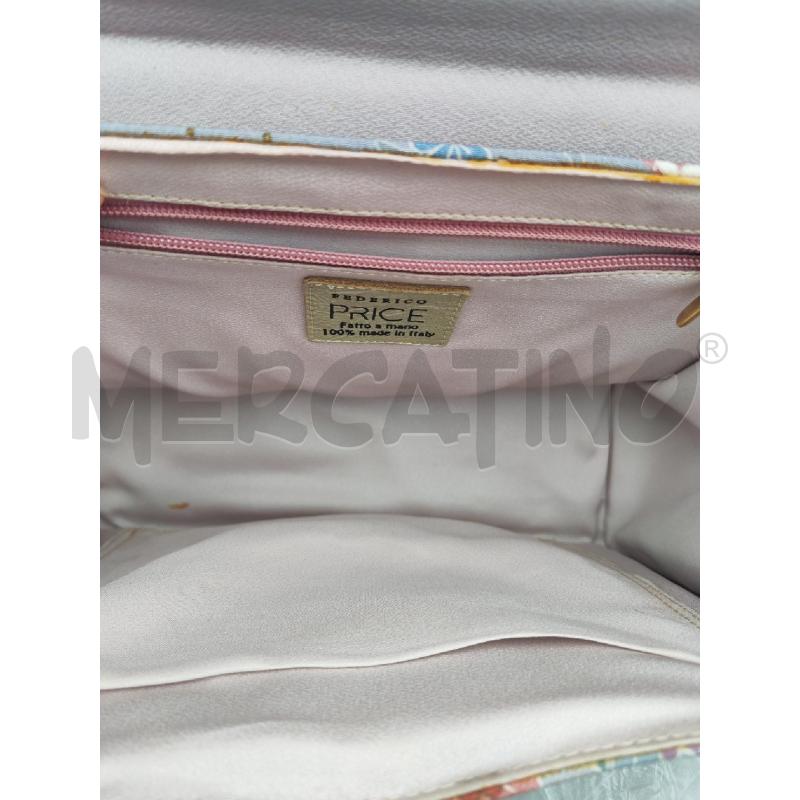 BORSA DONNA FEDERICO PRINCE VIOLA FANTASIA FATTO A MANO | Mercatino dell'Usato Albenga 4
