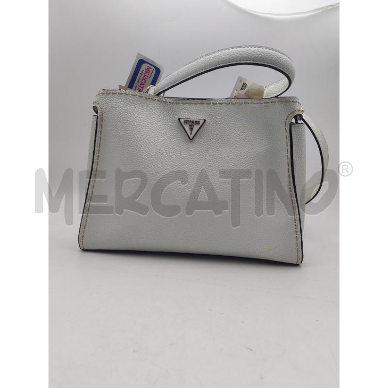BORSA DONNA GUESS BIANCO  | Mercatino dell'Usato Albenga 1
