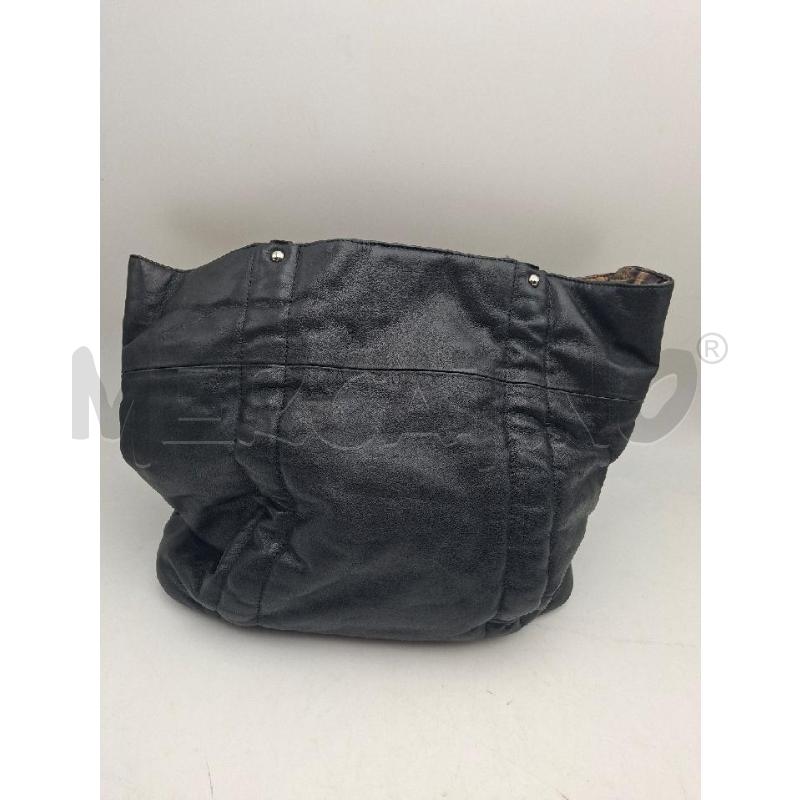BORSA DONNA NERO CATENE INTERNO MACULATO  | Mercatino dell'Usato Albenga 2