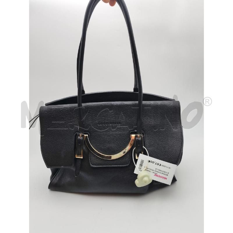 BORSA DONNA NERO PELLE COCCINELLE  | Mercatino dell'Usato Albenga 1