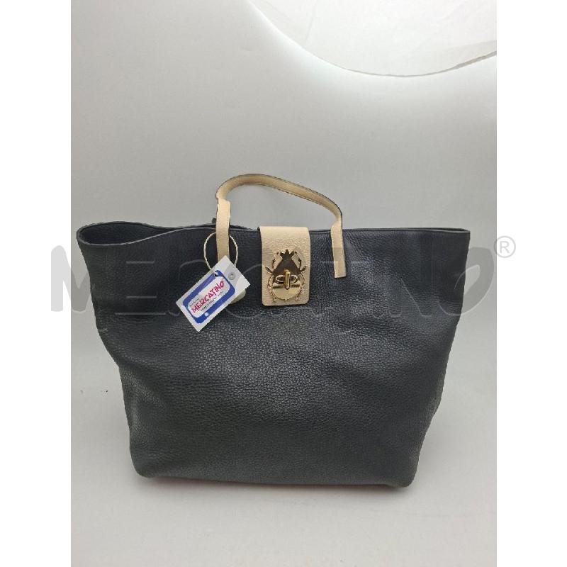 BORSA DONNA NERO PELLE SCARABEO RED VALENTINO  | Mercatino dell'Usato Albenga 1