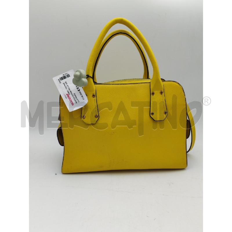 BORSA DONNA PELLE GIALLO PINKO  | Mercatino dell'Usato Albenga 2