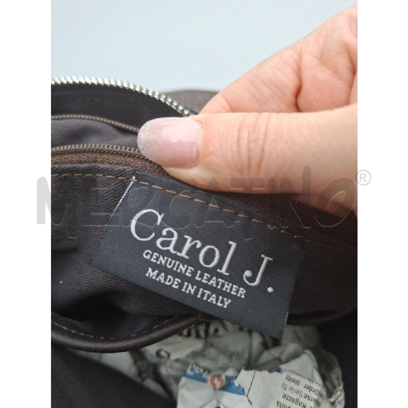 BORSA DONNA PELLE MARRONE CAROL J.  | Mercatino dell'Usato Albenga 3