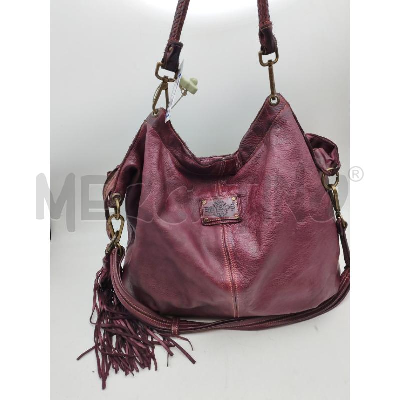 BORSA DONNA PELLE VIOLA BAYSIDE | Mercatino dell'Usato Albenga 1