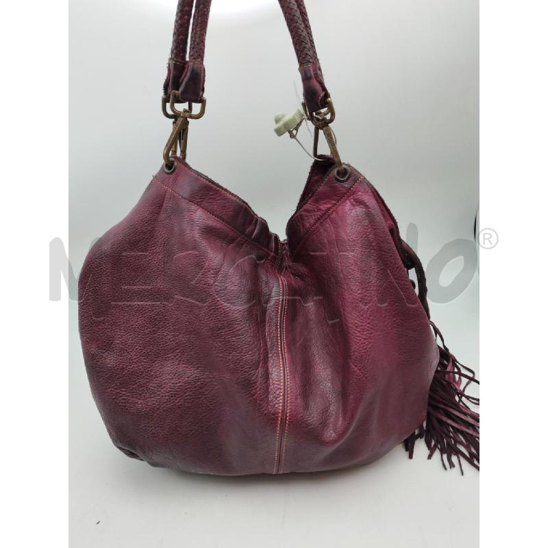 BORSA DONNA PELLE VIOLA BAYSIDE | Mercatino dell'Usato Albenga 2