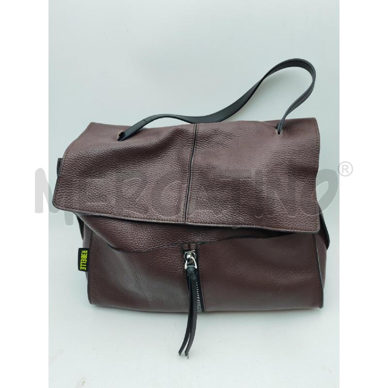 BORSA DONNA REBELLE MARRONE  | Mercatino dell'Usato Albenga 1