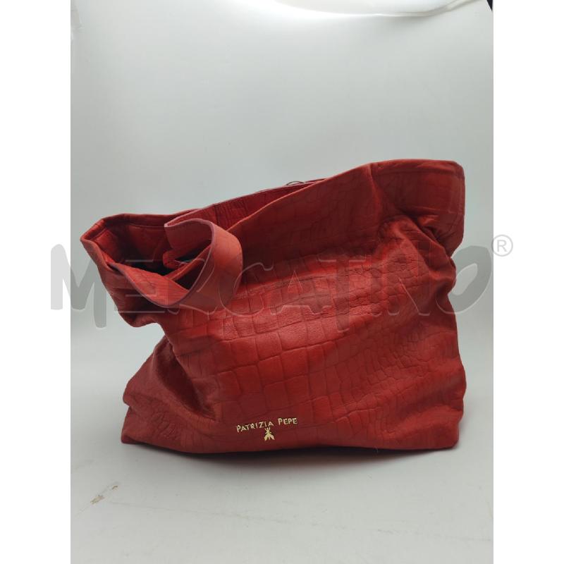 BORSA DONNA ROSSO PATRIZIA PEPE  | Mercatino dell'Usato Albenga 1