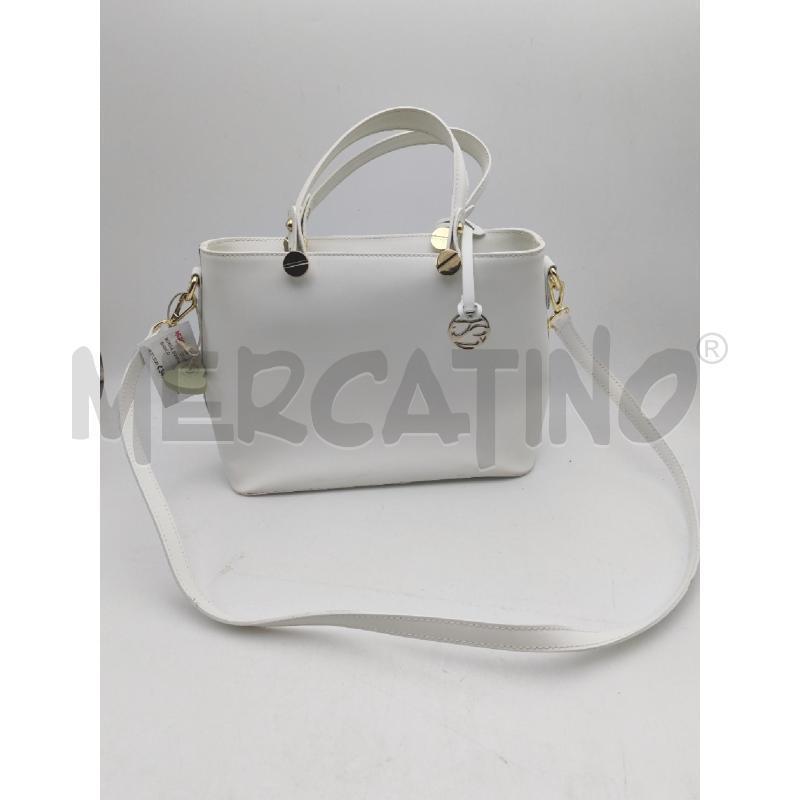 BORSA DONNA TOSCA BLU BIANCO  | Mercatino dell'Usato Albenga 1