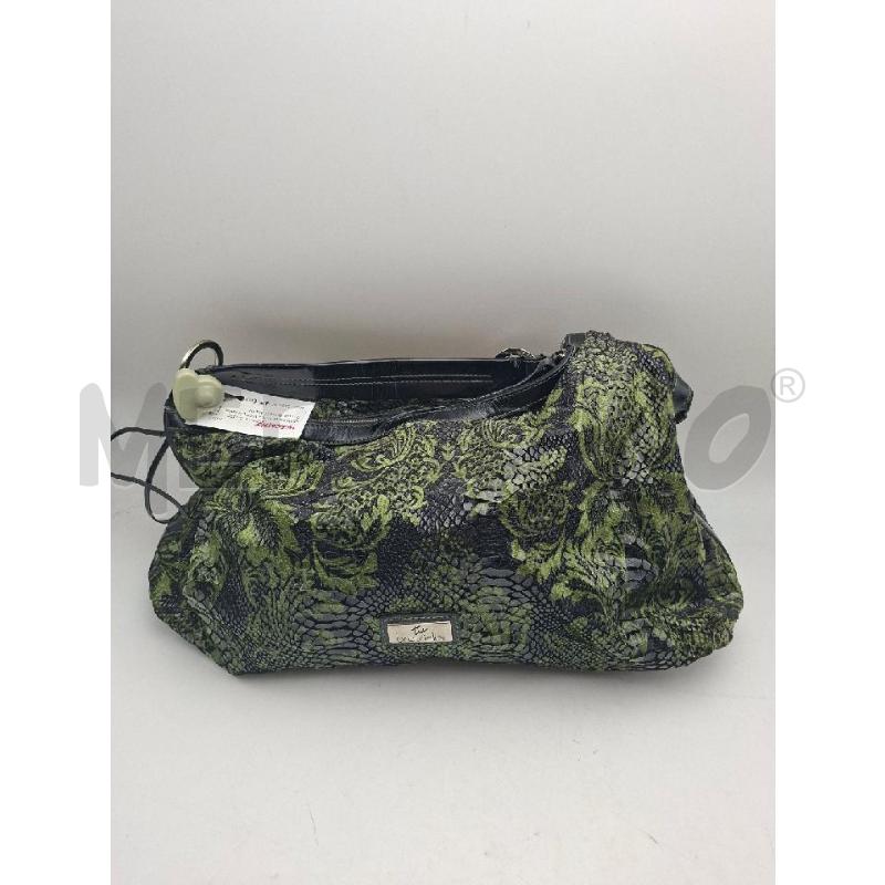 BORSA DONNA VERDE NERO TUA BRACCIALINI  | Mercatino dell'Usato Albenga 1