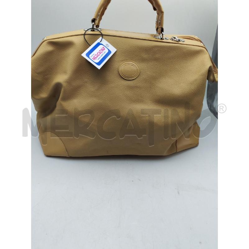 BORSONE PELLE BEIGE ROSSI MILANO | Mercatino dell'Usato Albenga 3