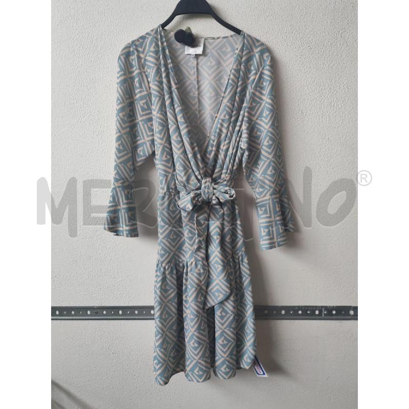 CAMICIA DONNA BIANCO AZZURRO ANNARITA  | Mercatino dell'Usato Albenga 1