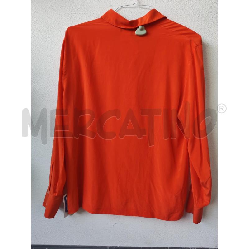 CAMICIA DONNA GENNY ARANCIO SETA | Mercatino dell'Usato Albenga 2