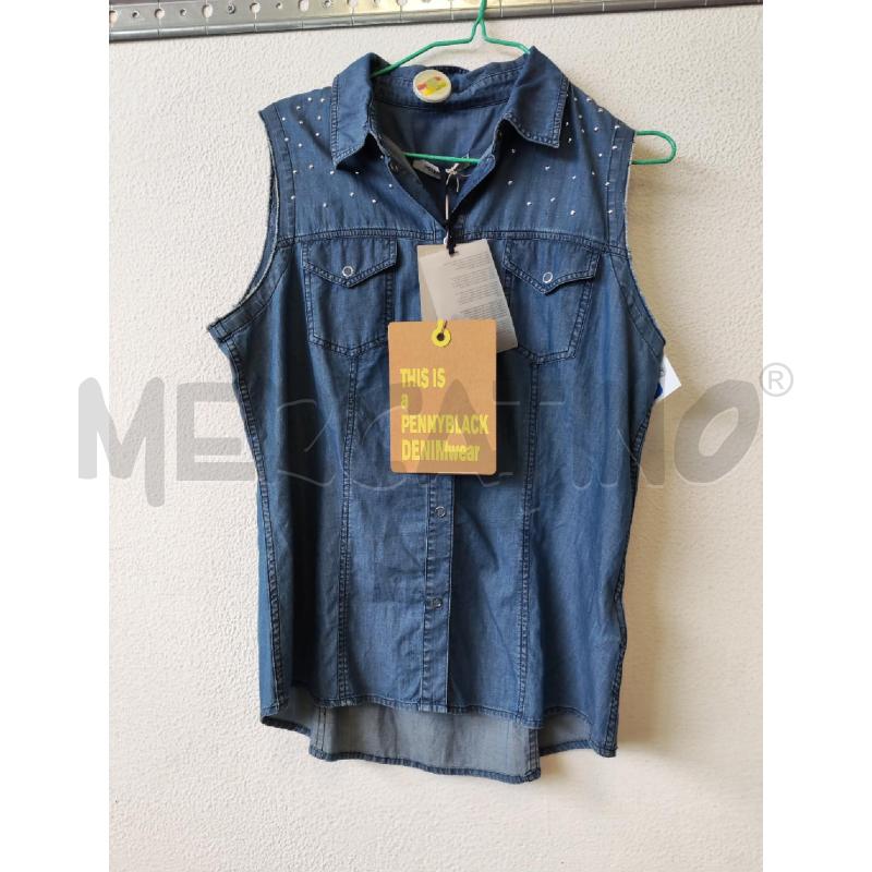 CAMICIA DONNA JEANS STRASS PENNYBLACK | Mercatino dell'Usato Albenga 1